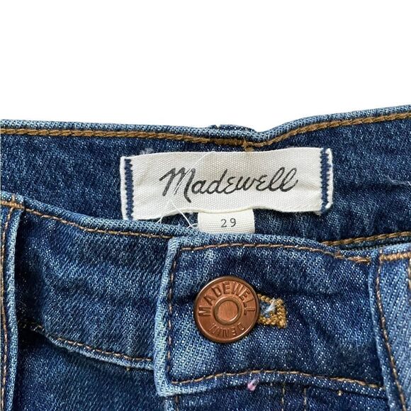 MADEWELL High-Rise Denim Shorts Cutoff Edition Size 29 - Picture 5 of 5